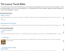 Tablet Screenshot of luxurytravelbible.blogspot.com