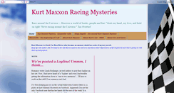 Desktop Screenshot of kurtmaxxonracing.blogspot.com