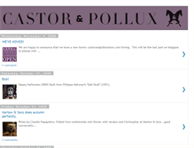 Tablet Screenshot of castorandpolluxstore.blogspot.com
