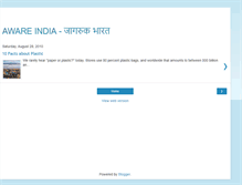 Tablet Screenshot of letsawareindia.blogspot.com