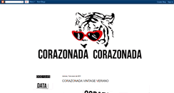 Desktop Screenshot of corazonadacorazonada.blogspot.com