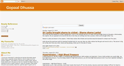 Desktop Screenshot of gopaaldhussa.blogspot.com