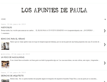 Tablet Screenshot of losapuntesdepaula.blogspot.com