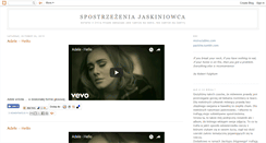 Desktop Screenshot of jaskiniowiec.blogspot.com