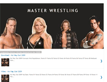 Tablet Screenshot of master-wrestling.blogspot.com