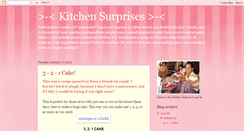 Desktop Screenshot of kitchensurprises.blogspot.com