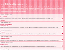 Tablet Screenshot of kitchensurprises.blogspot.com