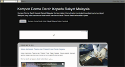 Desktop Screenshot of derma-darah-malaysia.blogspot.com