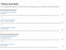 Tablet Screenshot of cheap-titleist-golf-balls.blogspot.com