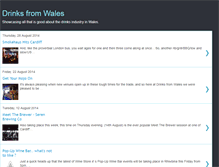 Tablet Screenshot of drinksfromwales.blogspot.com