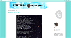 Desktop Screenshot of everythingawesomeblog.blogspot.com