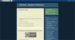 Desktop Screenshot of lelloshop.blogspot.com