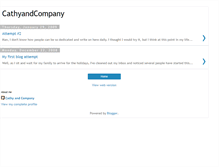 Tablet Screenshot of cathyandcompany.blogspot.com