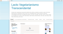 Desktop Screenshot of lactovegetarianismo.blogspot.com