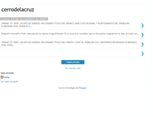 Tablet Screenshot of cerrodelacruz-lacho.blogspot.com