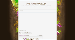 Desktop Screenshot of fashion-world-new.blogspot.com