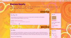 Desktop Screenshot of montanoroyalty.blogspot.com