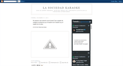 Desktop Screenshot of lasociedadkaraoke.blogspot.com