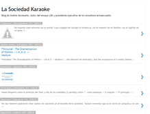 Tablet Screenshot of lasociedadkaraoke.blogspot.com