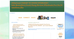 Desktop Screenshot of cheaptofoodstorage.blogspot.com