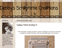 Tablet Screenshot of debbysscrapcards.blogspot.com
