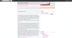 Desktop Screenshot of familygiftsgadgets.blogspot.com