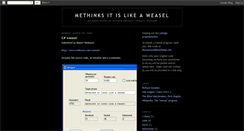 Desktop Screenshot of like-a-weasel.blogspot.com