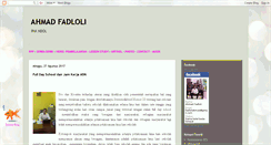 Desktop Screenshot of ahmadfadloli.blogspot.com