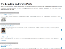 Tablet Screenshot of beautifulandcraftypirate.blogspot.com