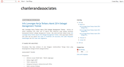 Desktop Screenshot of chanlerandassociates.blogspot.com