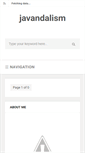 Mobile Screenshot of javandalism.blogspot.com