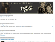 Tablet Screenshot of lazziandsteven.blogspot.com
