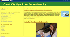 Desktop Screenshot of learningthroughservice.blogspot.com
