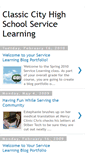 Mobile Screenshot of learningthroughservice.blogspot.com