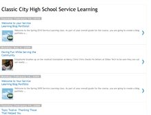 Tablet Screenshot of learningthroughservice.blogspot.com