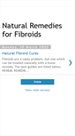 Mobile Screenshot of fibroidscure.blogspot.com