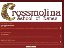 Tablet Screenshot of crossmolinairishdance.blogspot.com
