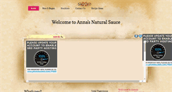 Desktop Screenshot of annasnaturalsauce.blogspot.com