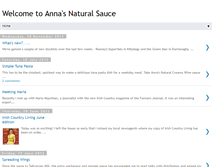 Tablet Screenshot of annasnaturalsauce.blogspot.com