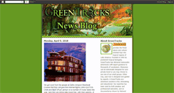 Desktop Screenshot of greentracks-news.blogspot.com
