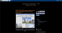 Desktop Screenshot of enriquenortentenarquitectos.blogspot.com