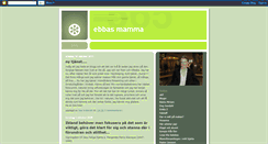 Desktop Screenshot of ebbasmamma.blogspot.com