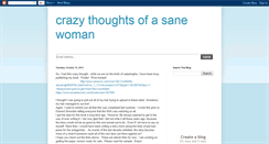 Desktop Screenshot of crazythoughtsofasanewoman.blogspot.com