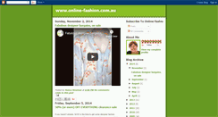 Desktop Screenshot of online-fashion-online-fashion.blogspot.com