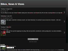 Tablet Screenshot of bikenewsandviews.blogspot.com