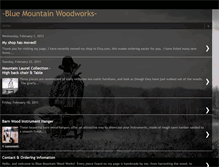 Tablet Screenshot of bluemountainwoodworks.blogspot.com