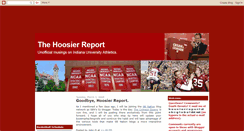 Desktop Screenshot of hoosierreport.blogspot.com