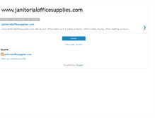 Tablet Screenshot of janitorialofficesupply.blogspot.com