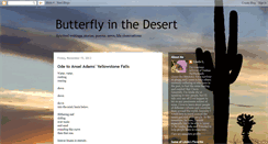 Desktop Screenshot of butterflyinthedesert.blogspot.com