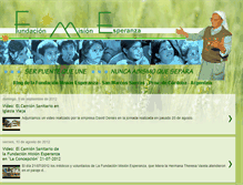 Tablet Screenshot of fundacion-mision-esperanza.blogspot.com